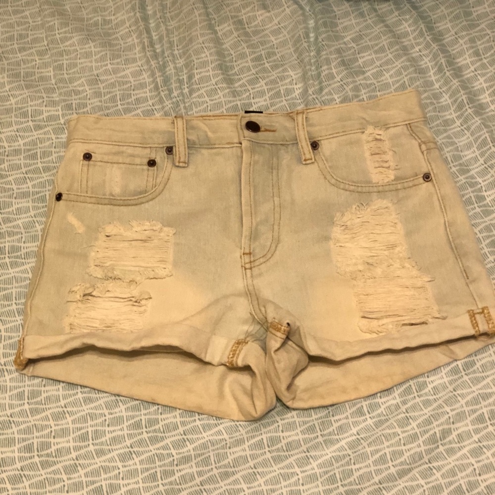 Light blue shorts